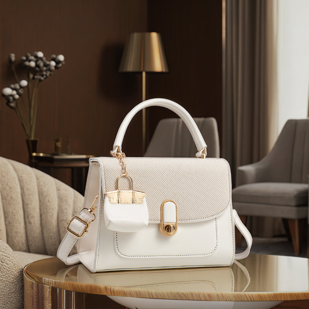 classy fashion shoulder bag - lad | dropsona everyday wear - neutral - everyday use