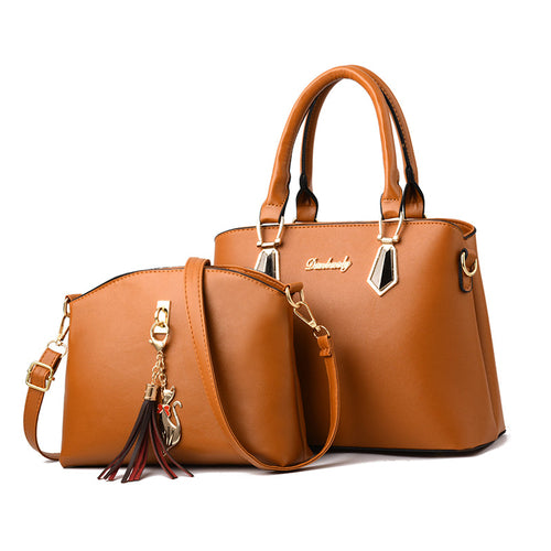 ladies fashion cross-body women's handbags – large cap | dropsona - neutral - size reference