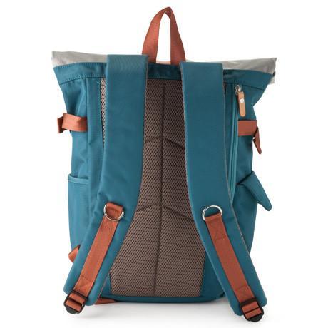rolltop backpack 2.0 – plenty of storage and pockets t | dropsona - neutral - front view