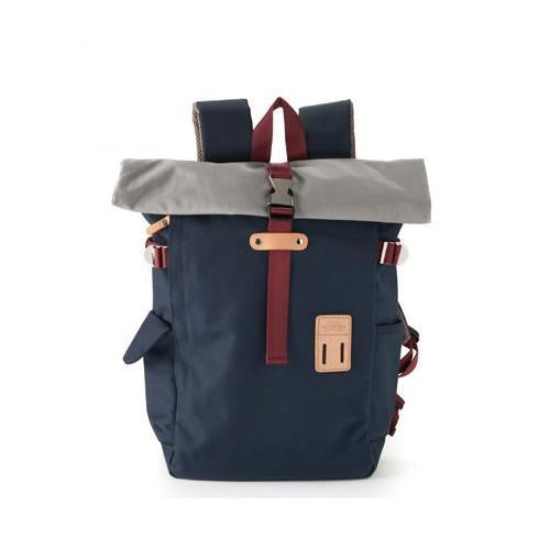 rolltop backpack 2.0 – plenty of storage and pockets t | dropsona - neutral - size reference