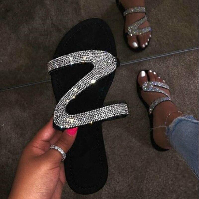 2021 bling slides women's slippers for summer be | dropsona - neutral - everyday use