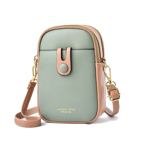 cell phone crossbody bag – f handles/straps: single pl | dropsona - neutral - packaging