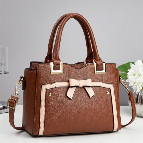commuting shoulder bags for women – fashion trend, lux | dropsona - neutral - front view