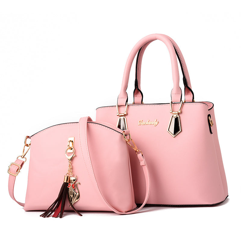 ladies fashion cross-body women's handbags – large cap | dropsona - neutral - close-up detail
