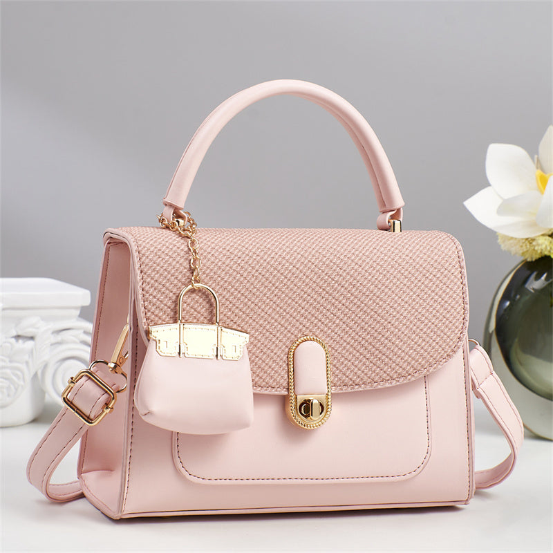 classy fashion shoulder bag - lad | dropsona everyday wear - neutral - material texture