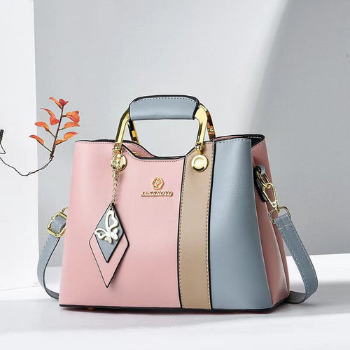 single shoulder handheld crossbody bag – ster number o | dropsona - neutral - material texture