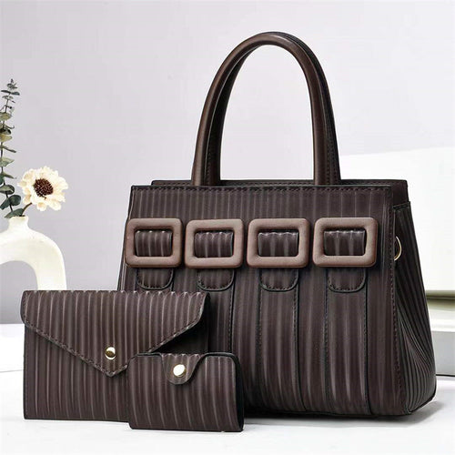 three-piece sets large capacity tote woman handbag – l | dropsona - neutral - usage example