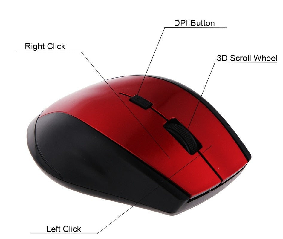 2.4ghz wireless mouse – built-in memory, no reco | dropsona - neutral - material texture