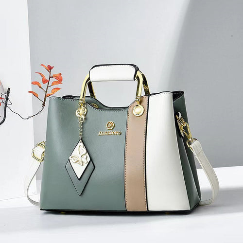 single shoulder handheld crossbody bag – ster number o | dropsona - neutral - material texture