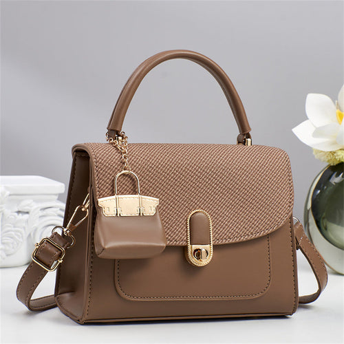 classy fashion shoulder bag - lad | dropsona everyday wear - neutral - front view