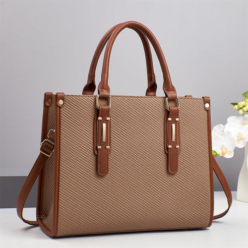 exquisite luxury designer bag - women's tote shoulder | dropsona - neutral - close-up detail