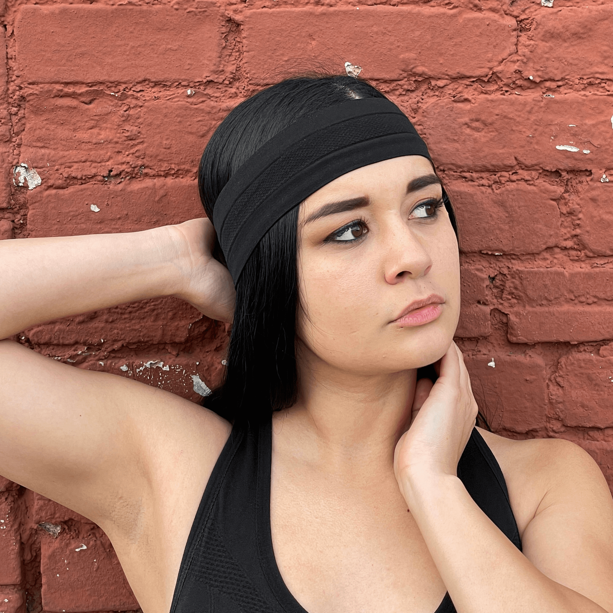 cardio cross-training headband – sport and fitness swe | dropsona - neutral - front view