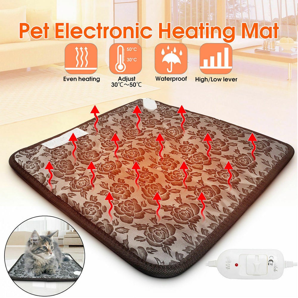 thermal heating waterproof bed pad for pets with adjus | dropsona - neutral - usage example