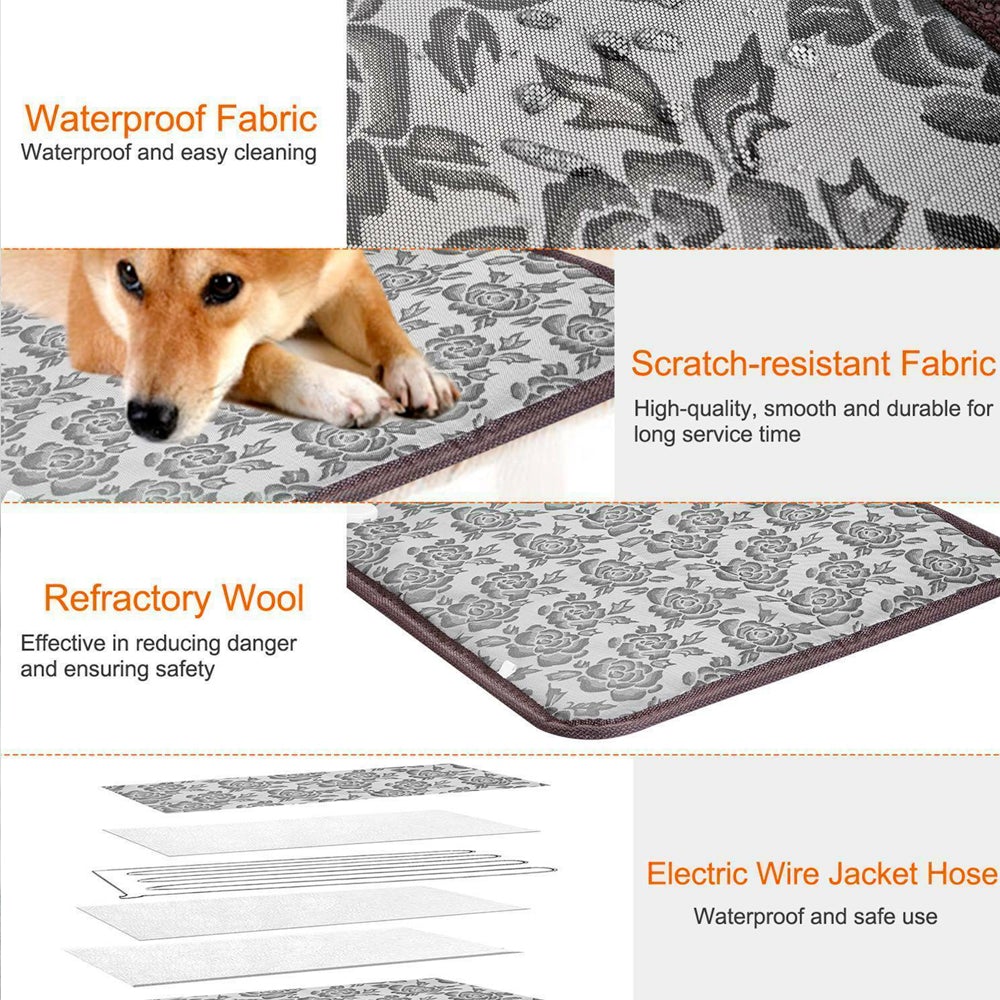 thermal heating waterproof bed pad for pets with adjus | dropsona - neutral - packaging