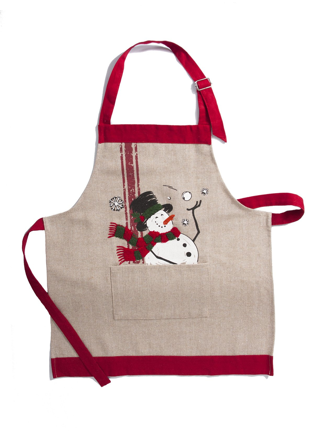 ml17128 frosty adult apron 30x26 – description printed | dropsona - neutral - everyday use