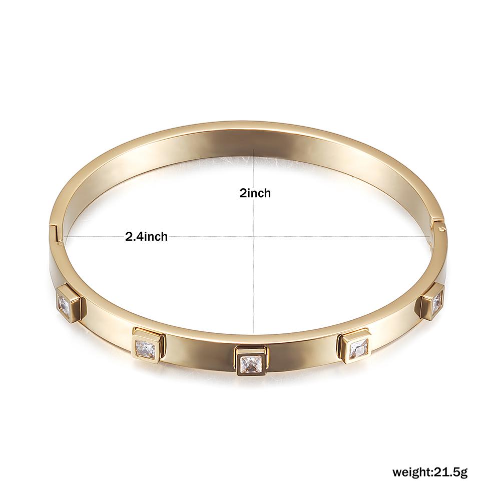 metal stone hinged bangle – all of our pieces are made | dropsona - neutral - size reference