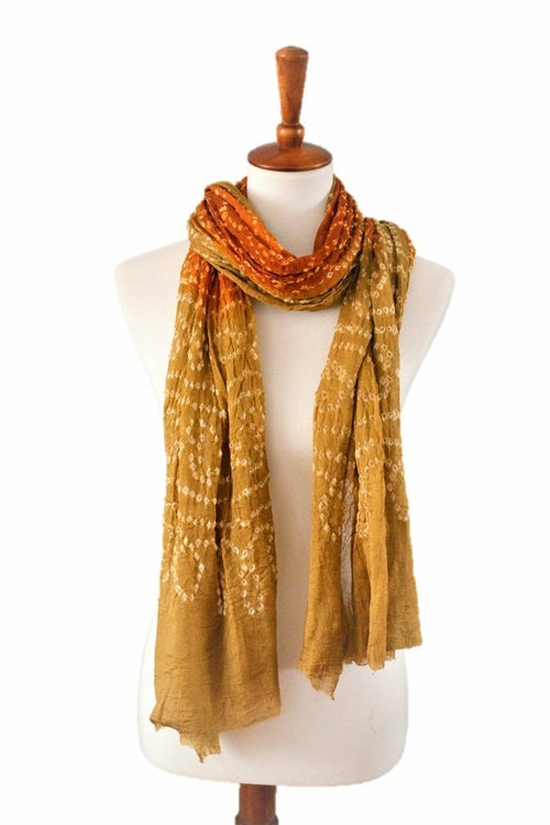 omsutra tie-dye designer fashion silk scarves – handcr | dropsona - neutral - packaging