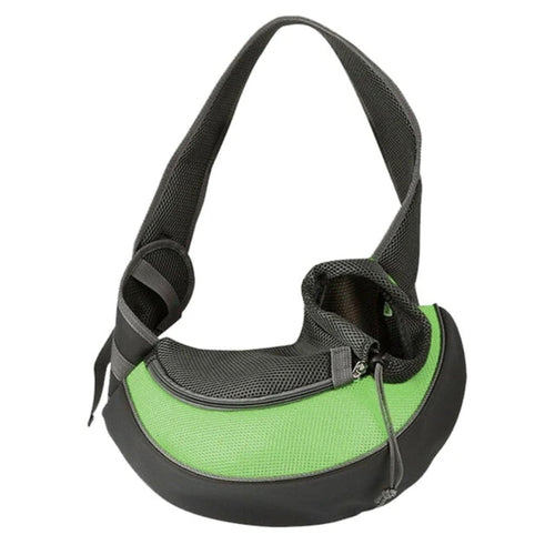 puppy or kitten travel shoulder bag – pet carrier shou | dropsona - neutral - close-up detail