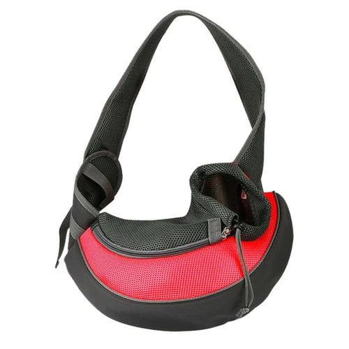 puppy or kitten travel shoulder bag – pet carrier shou | dropsona - neutral - size reference