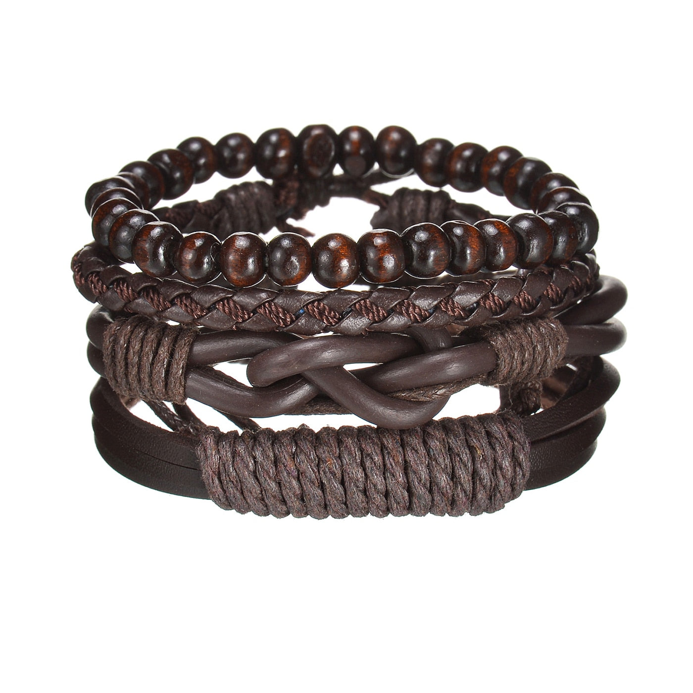 mens modern multilayered bracelet – this mod looking b | dropsona - neutral - usage example