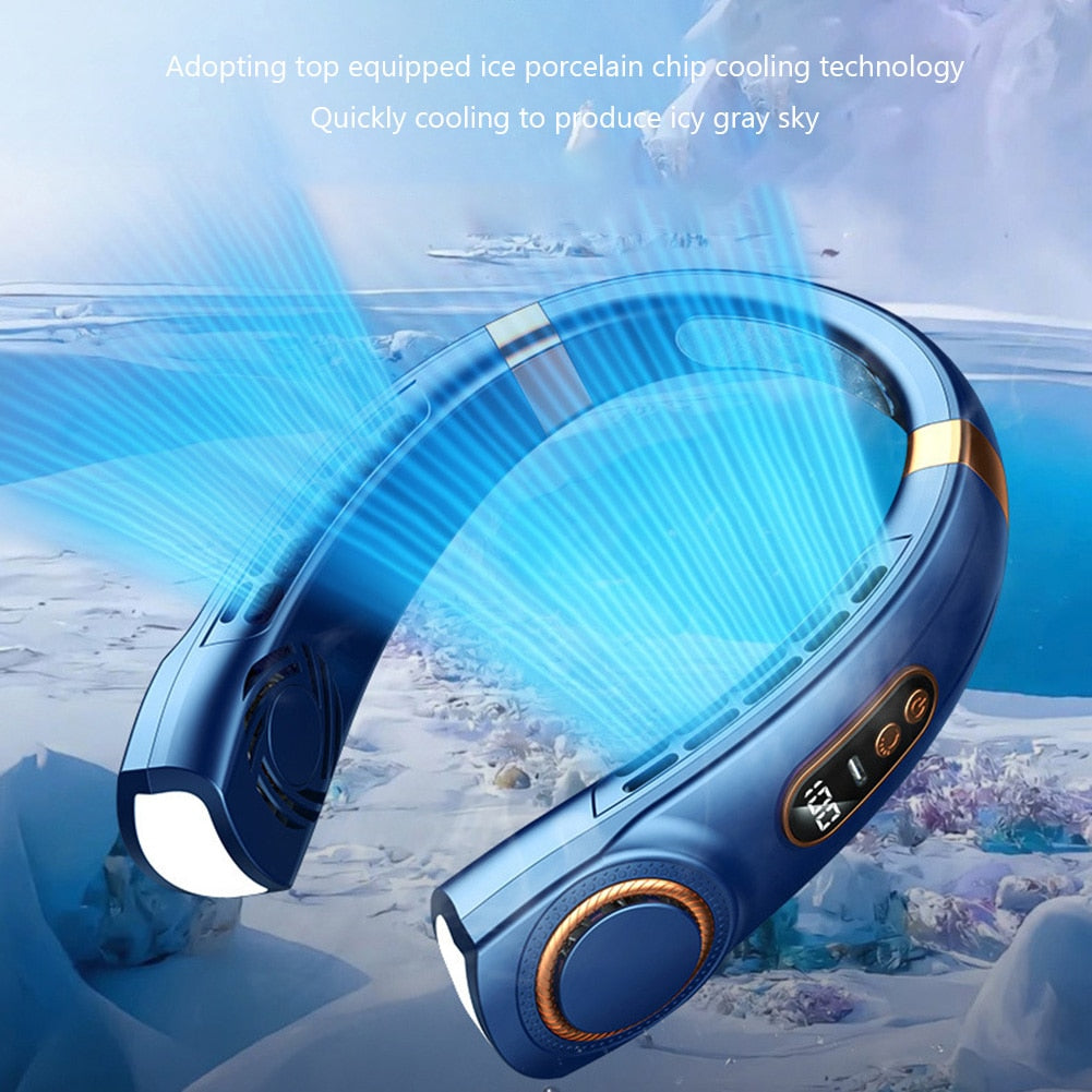 innovative led equipped wearable fan – introducing our | dropsona - neutral - everyday use