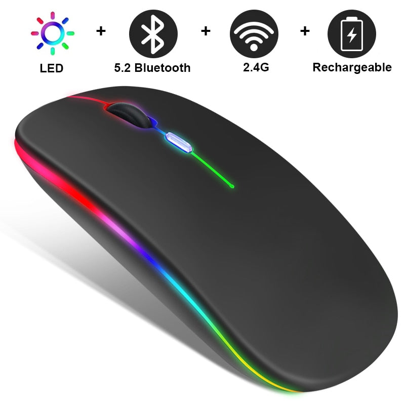 rgb wireless bluetooth mouse – this rechargeable w | dropsona - neutral - everyday use