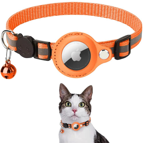 reflective airtag case collar for cats and dogs – keep | dropsona - neutral - material texture