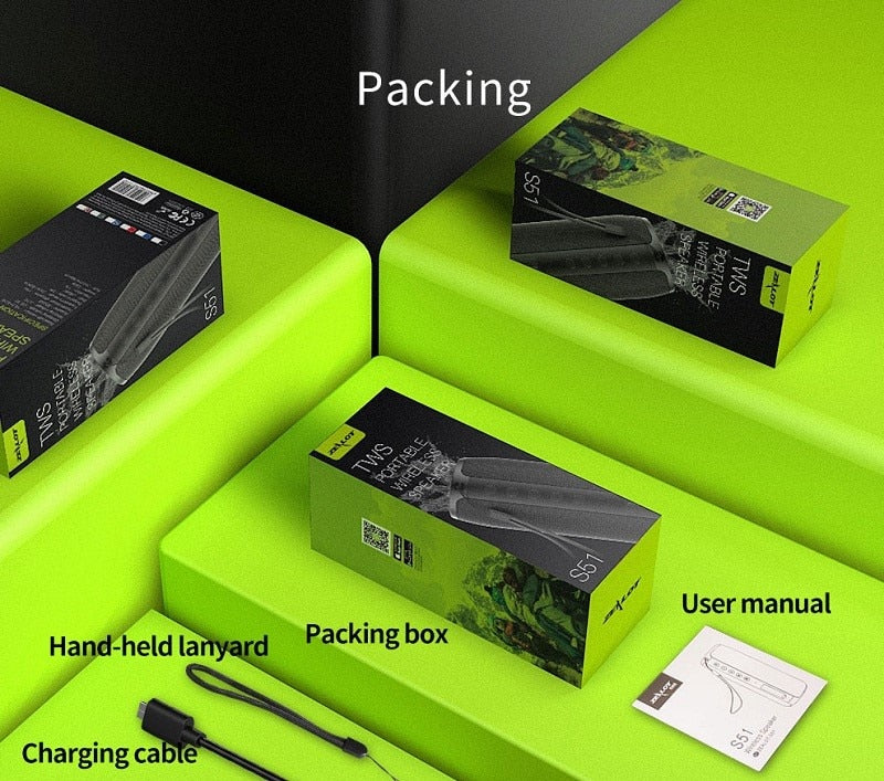 bluetooth portable subwoofer waterproof sound box spea | dropsona - neutral - usage example
