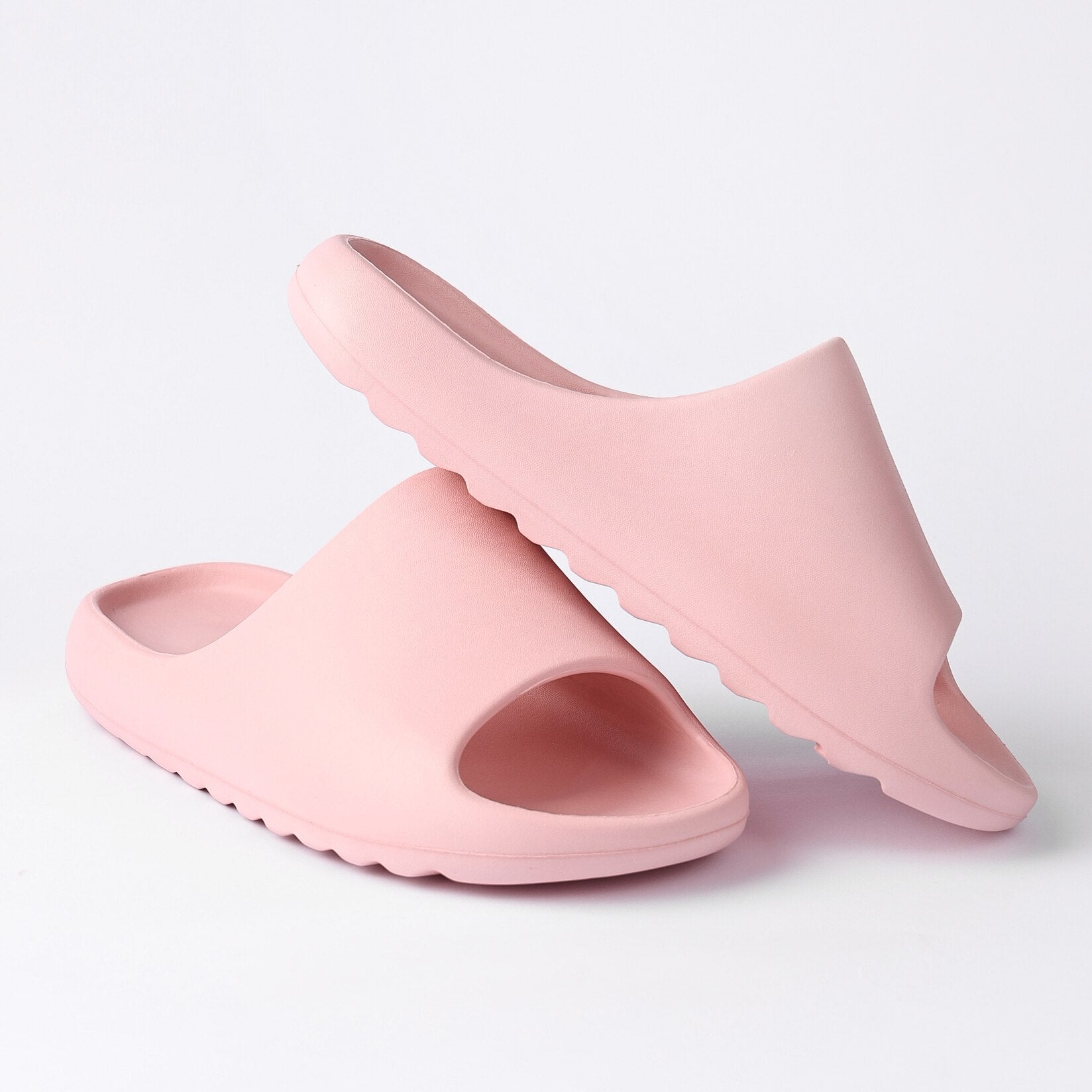 cloud pillow slippers for women - pink girl slides,sho | dropsona - neutral - everyday use