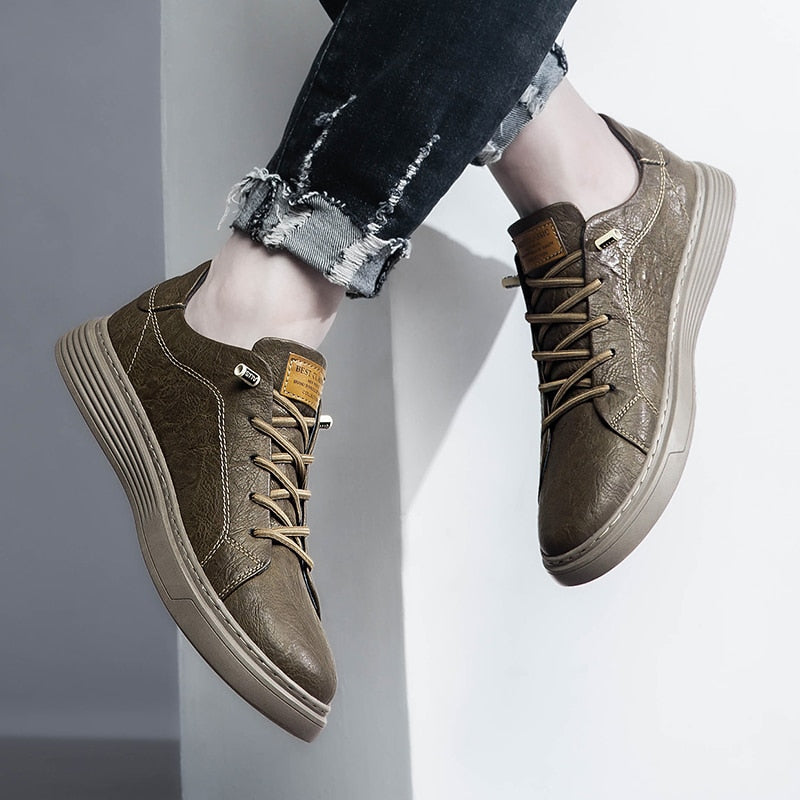 mens lace up oxford leather shoes – shoe offers inner | dropsona - neutral - close-up detail