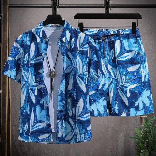 men vacay beach shorts set – specifications brand name | dropsona - neutral - front view