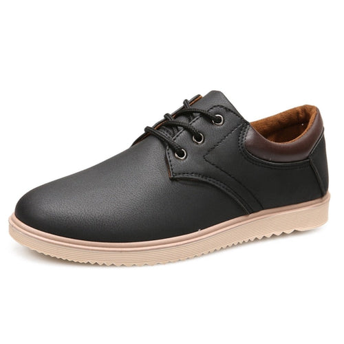 mens casual flat oxford sneakers – step out in style w | dropsona - neutral - packaging