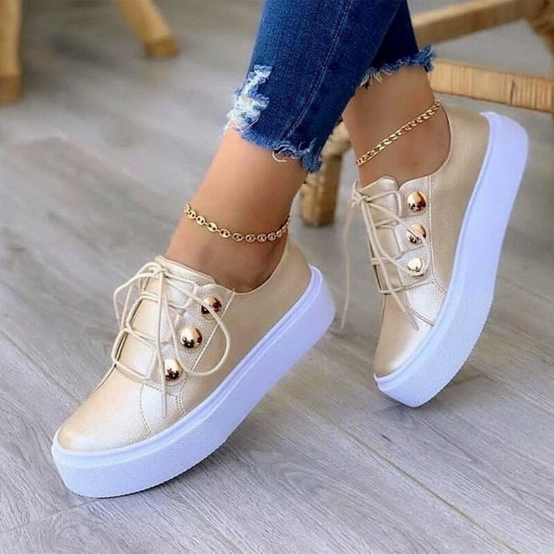 light breathable female running shoes casual women vul | dropsona - neutral - close-up detail