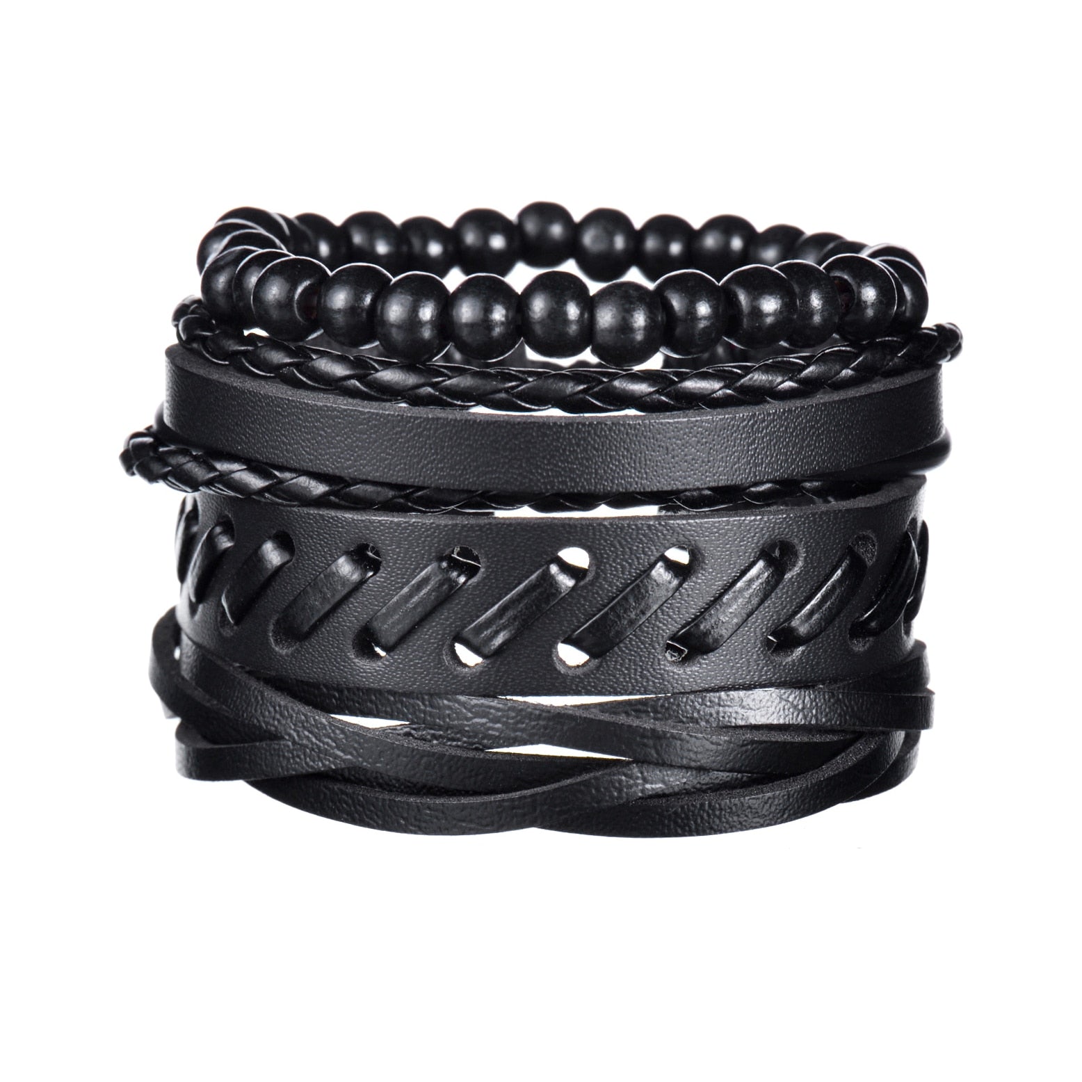 mens modern multilayered bracelet – this mod looking b | dropsona - neutral - usage example