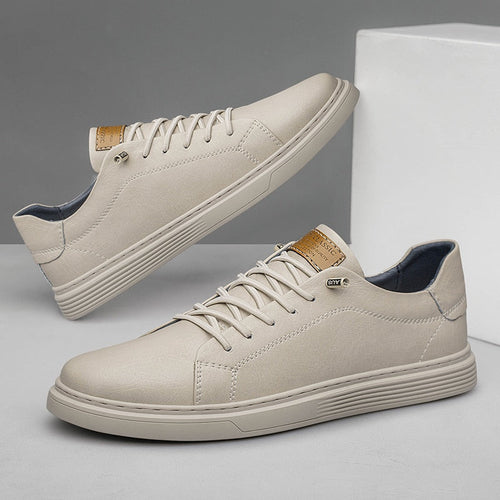 mens lace up oxford leather shoes – shoe offers inner | dropsona - neutral - close-up detail