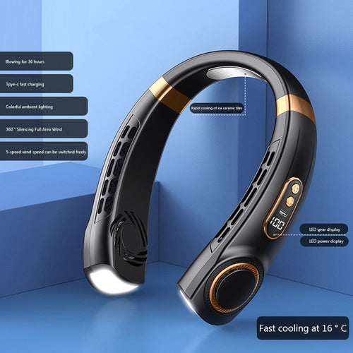 innovative led equipped wearable fan – introducing our | dropsona - neutral - packaging