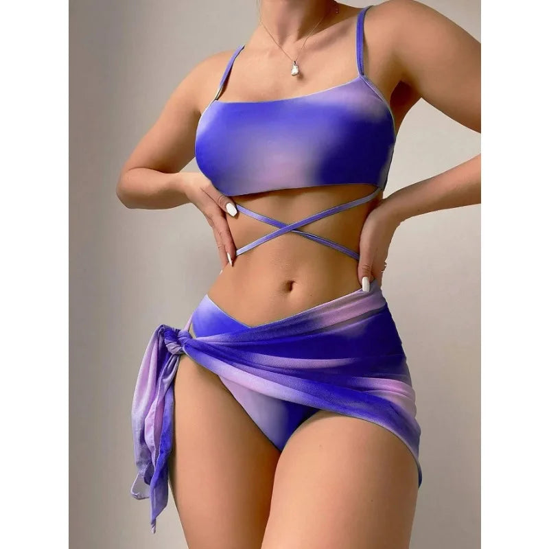 serena three piece swimsuit – specifications brand nam | dropsona - neutral - front view