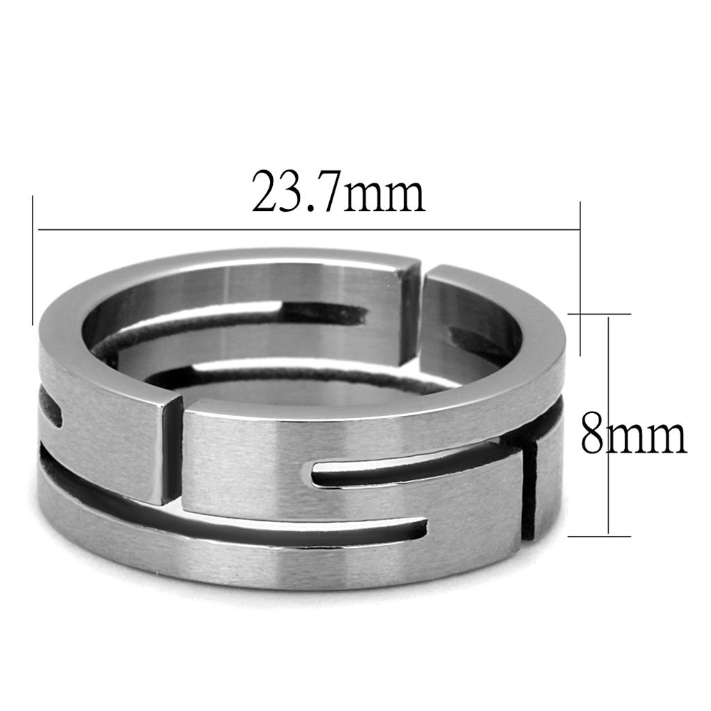 tk2393 - high polished (no plating) stainless steel ri | dropsona - neutral - front view