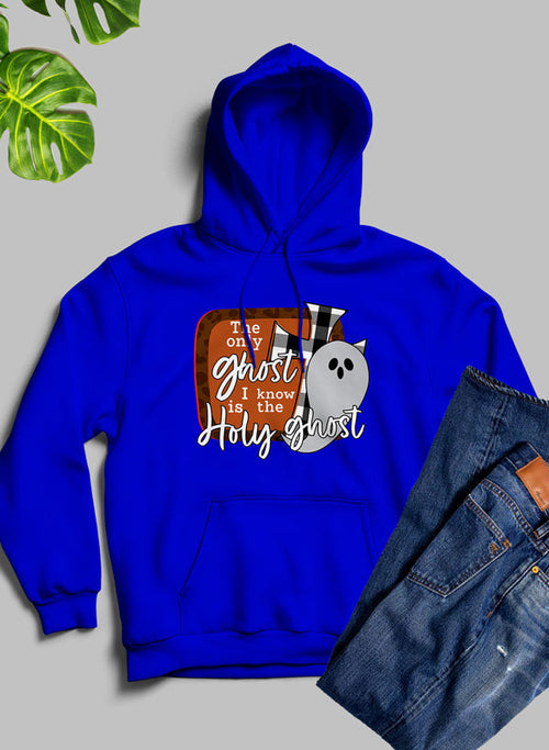 the only ghost i know hoodie – shop cool design | dropsona - neutral - close-up detail