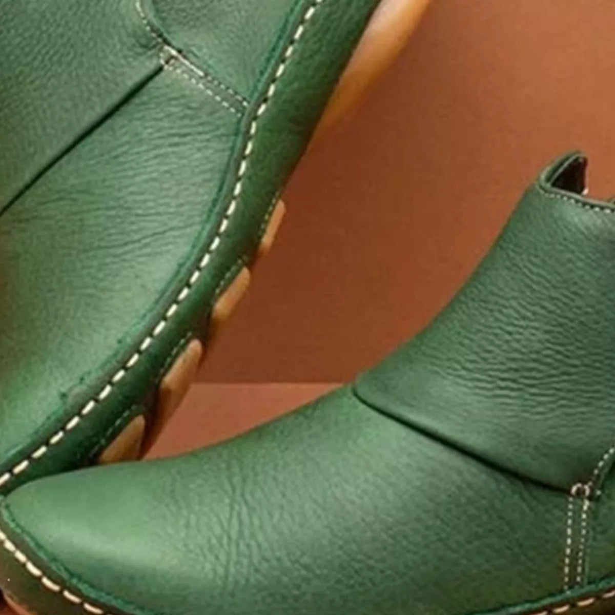 contrast strap detail ankle boots – dear monkey | dropsona - neutral - material texture