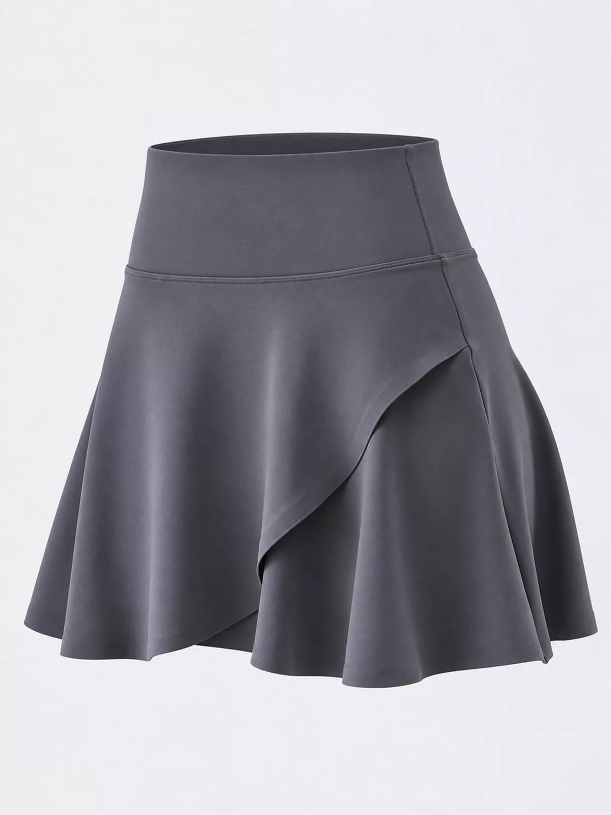 full size high-waisted flared athletic skirt with | dropsona - neutral - usage example