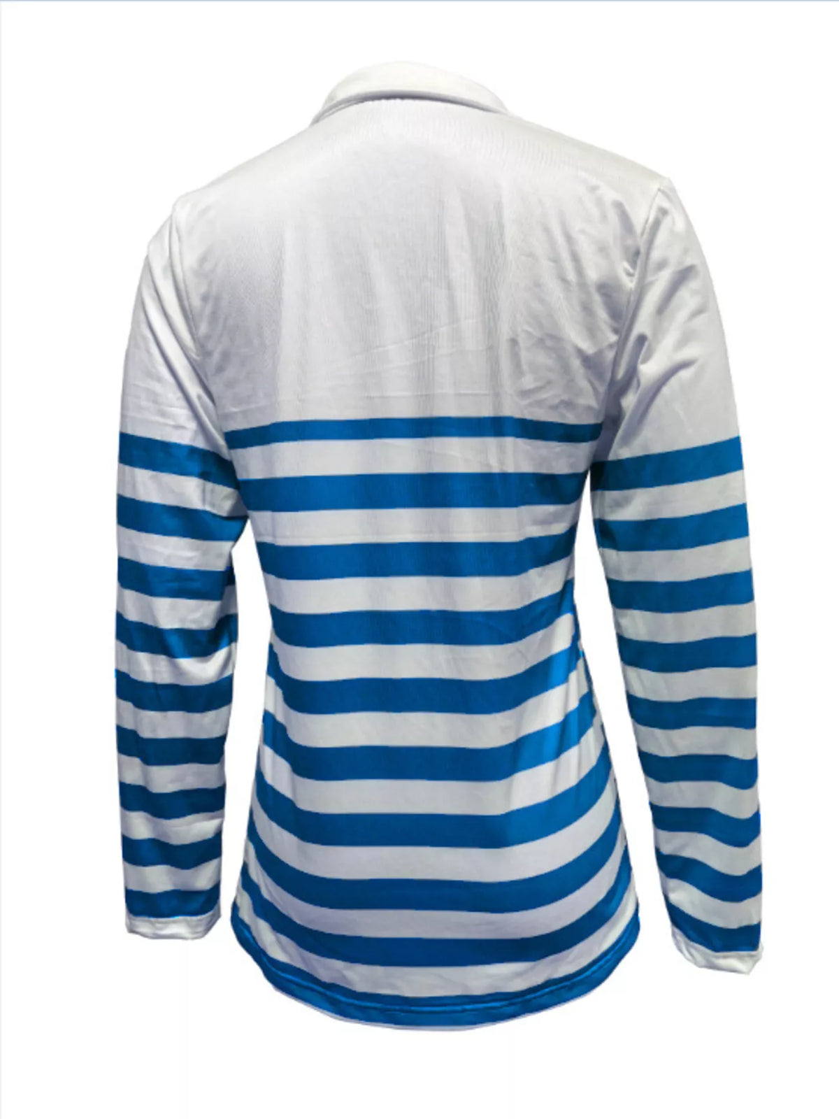 quarter-zip striped long sleeve t-shirt | dropsona - neutral - usage example