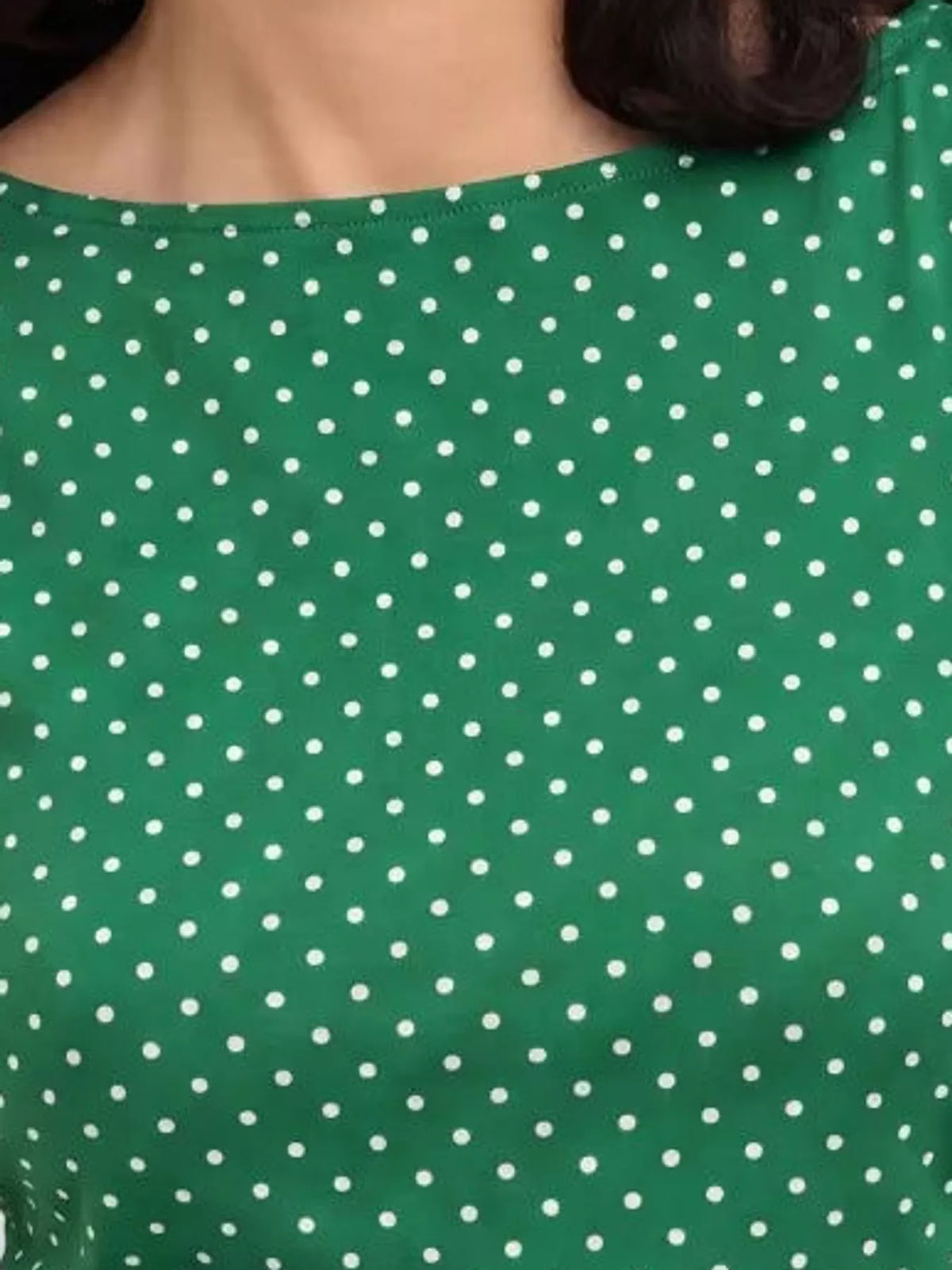 polka dot print sleeveless tank top with tie back | dropsona - neutral - packaging