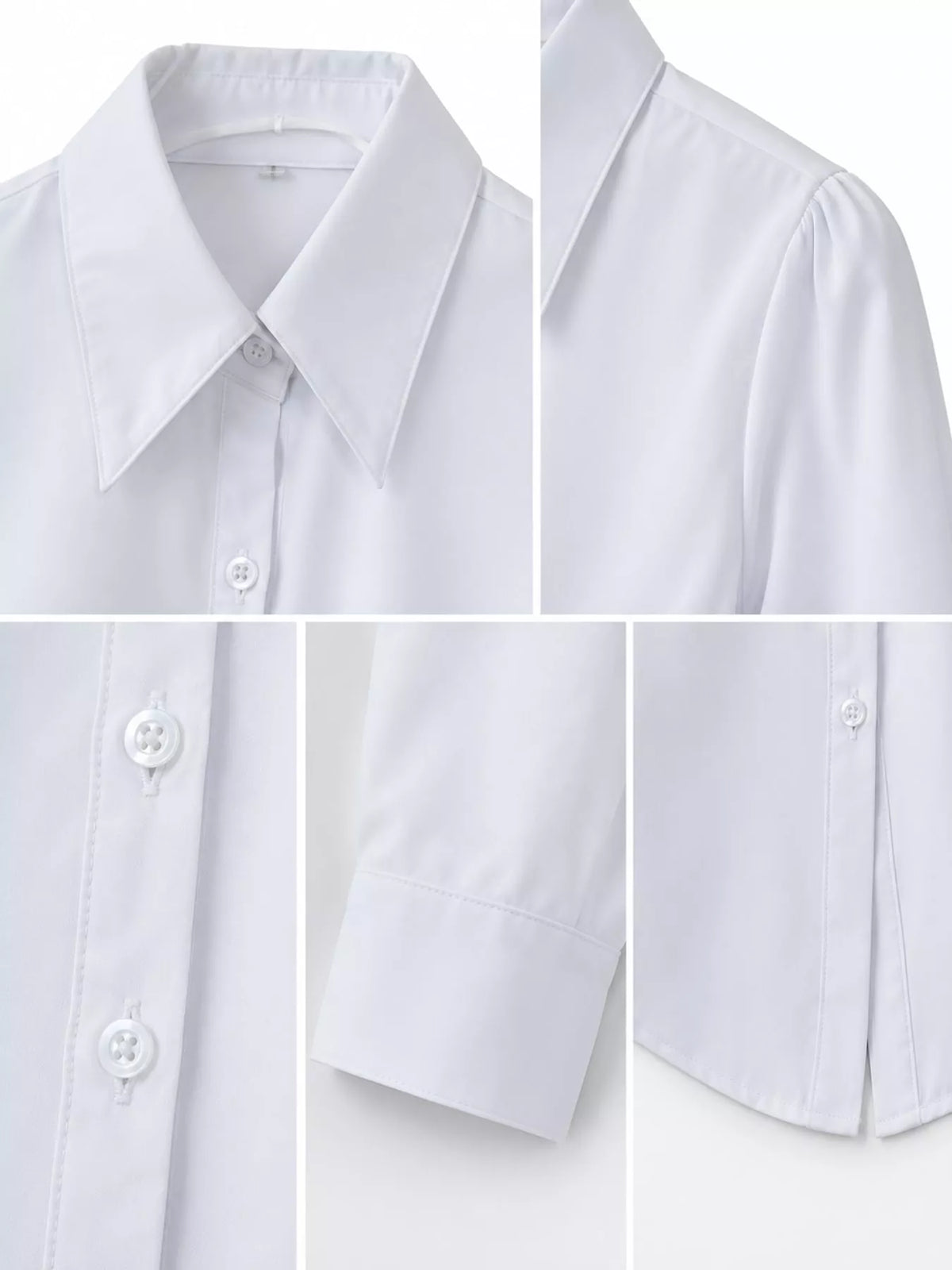 full size classic slim-fit button-down shirt plus | dropsona - neutral - size reference