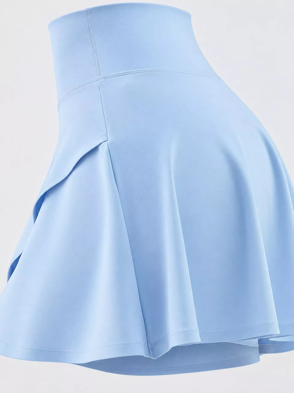 full size high-waisted flared athletic skirt with | dropsona - neutral - usage example
