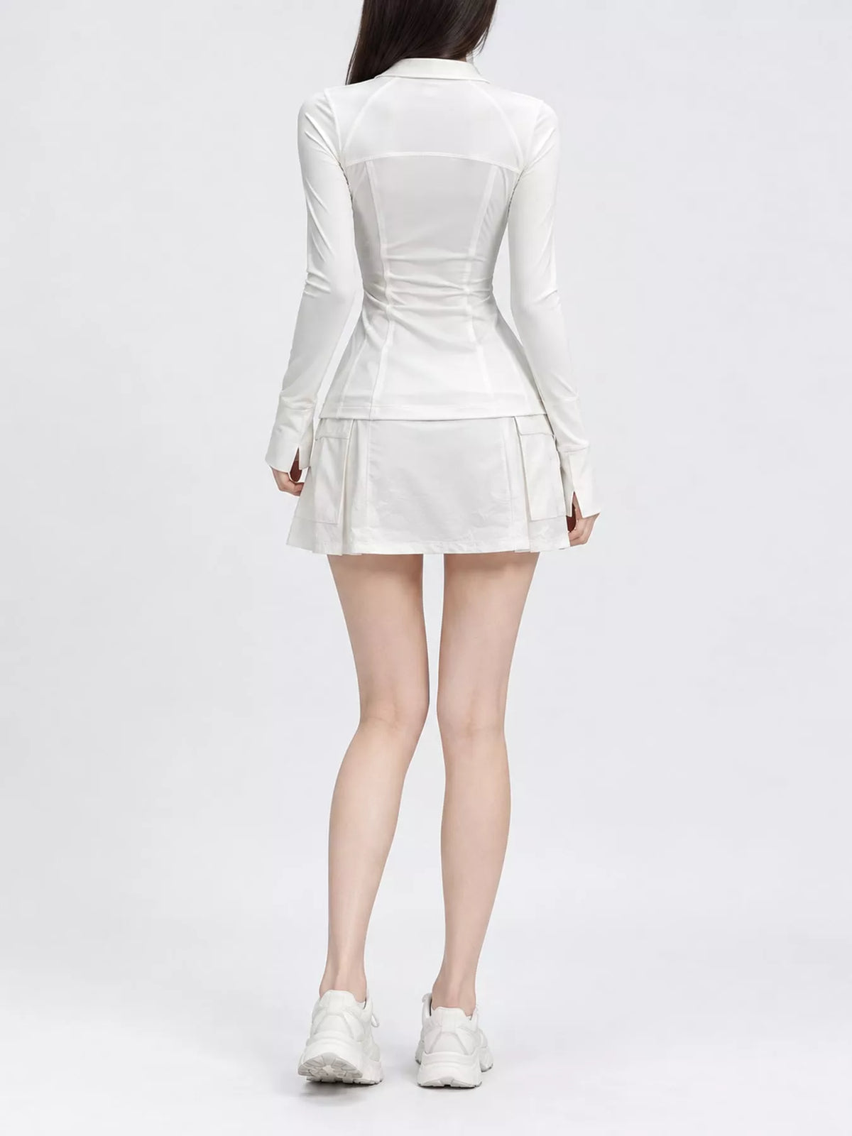 slim-fit quick-dry active outerwear | dropsona - neutral - material texture