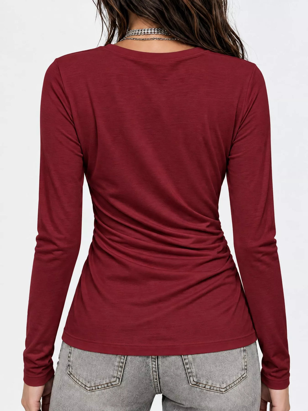 full size surplice long sleeve t-shirt plus | dropsona - neutral - packaging