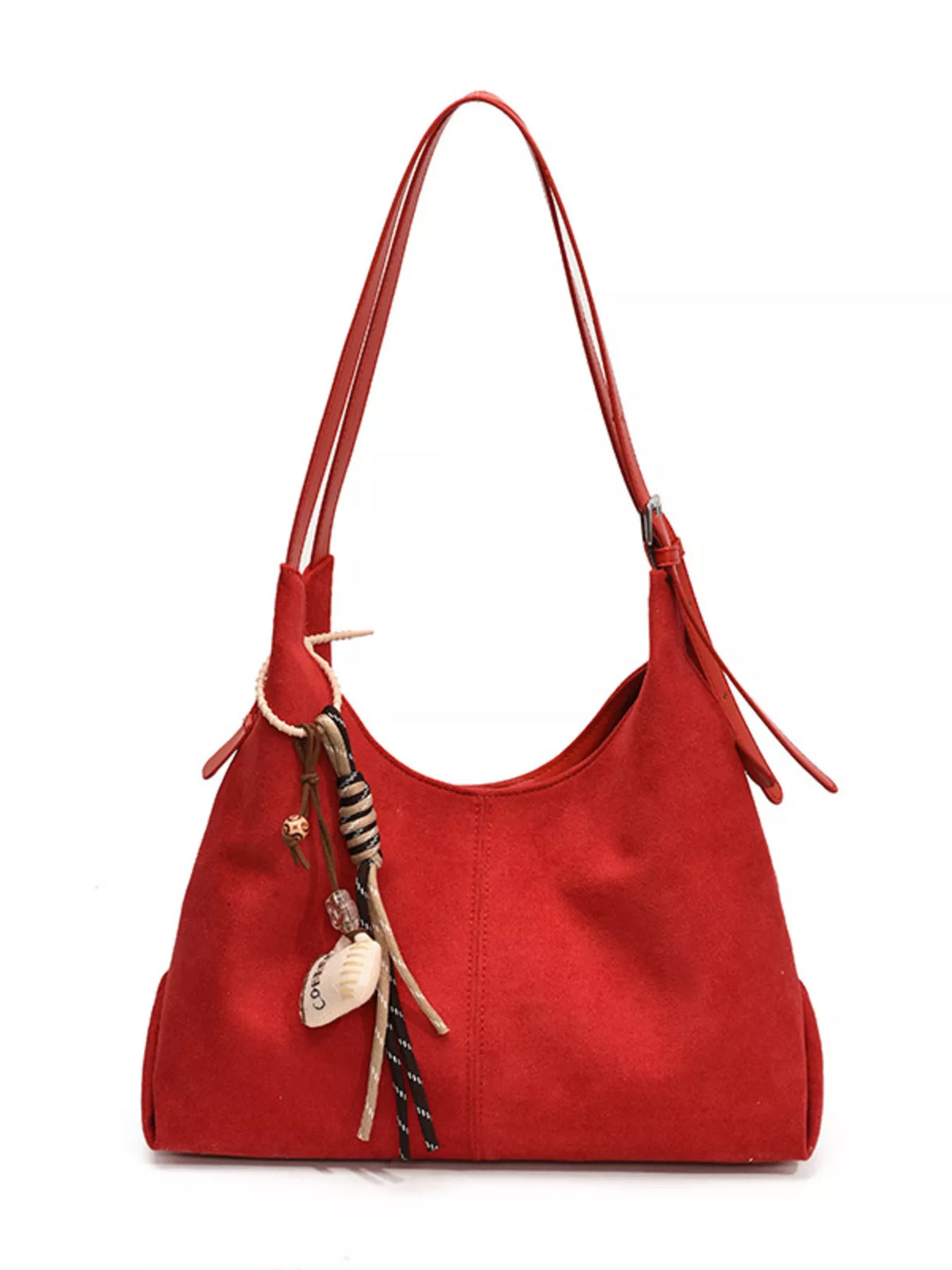 solid color shoulder bag – stylish sling | dropsona - neutral - size reference
