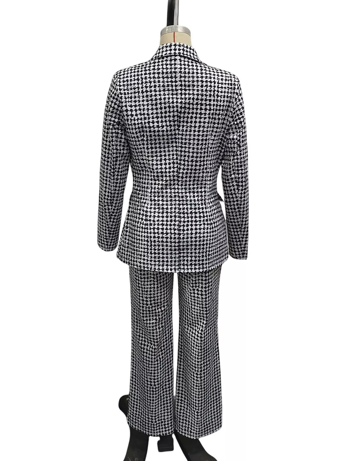 double-breasted blazer and pants set | dropsona - neutral - usage example