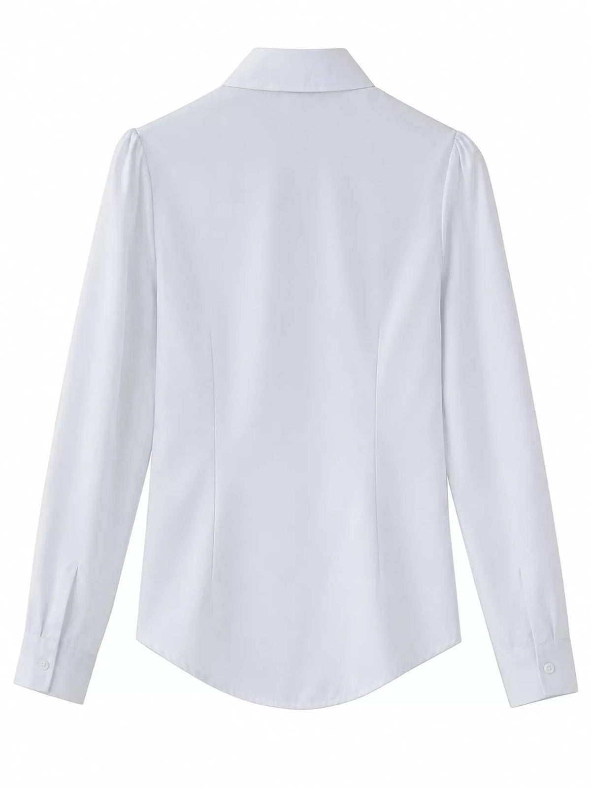 full size classic slim-fit button-down shirt plus | dropsona - neutral - close-up detail